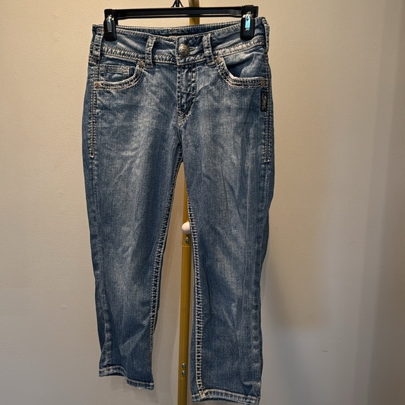 Silver suki surplus Capri Jeans 27 - Picture 4 of 12